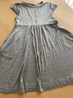 ファミリア 120 グレー 半袖 ワンピース