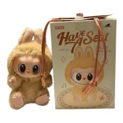 POP MART LABUBU ぬいぐるみ ベージュ 約15cm