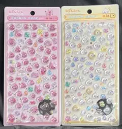 しずくちゃん　ボンボンドロップ　mini シール　ミニ　匿名発送　ピンク　黄色