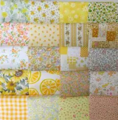 生地　ハギレ　まとめ売り　カットクロス　20 枚 20 種　20㎝ ×15 ㎝