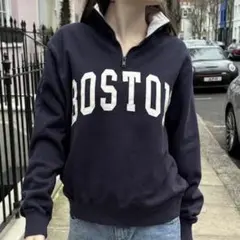 brandy melville BOSTON フロントジップ