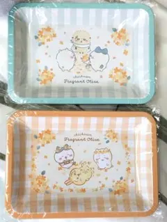 【新品】ちいかわ　ハチワレ　うさぎ　ペントレー　キンモクセイ　花柄　2個セット