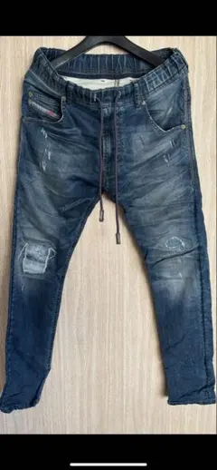 正規品　DIESEL ディーゼル　ダメージ加工スリムフィットデニムパンツ