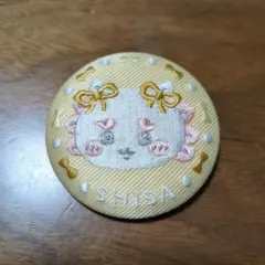 ちいかわ刺繍缶バッジ2 シーサー