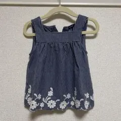 【baby gap】チュニック/ワンピース/ストライプ/花柄/デニム風/90