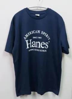 Hanes アメリカンスピリット Tシャツ ネイビー