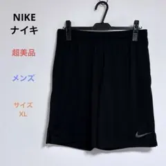 超美品 NIKEナイキ メンズ トレーニング ハーフパンツ ブラック サイズXL