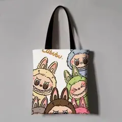 キャラクターイラストキャンバスバッグ