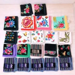 カ*ズ様 21点まとめ★フェイラー ハンカチ ハンドタオル FEILER 定番柄