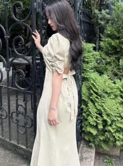 バックオープンマーメイドワンピース　リゼクシー