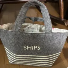 SHIPS フェルト トートバッグ ミニバッグのサムネイル