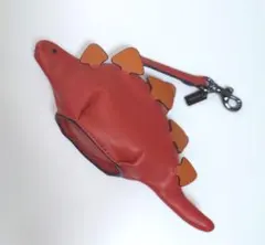 希少　コーチ COACH レザー 恐竜型 ミニポーチ コインケース