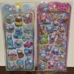 ぷくぷくしゃぼんシール　あわわちゃん　ハッピーマーチ　カミオジャパン