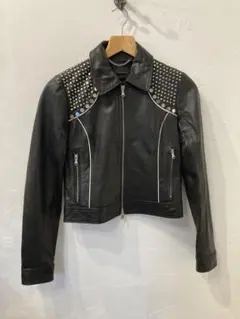 ディーゼル ライダース　レディース黒ディーゼルライダース　レディース黒羊革