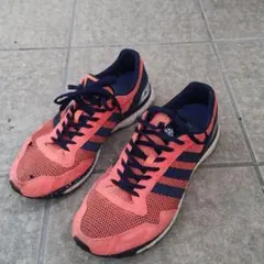 adidas adizero Japanオレンジ/ネイビー 26.5cm