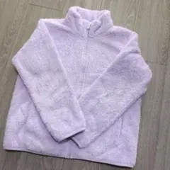 UNIQLO フリースジャケット 140 ラベンダー