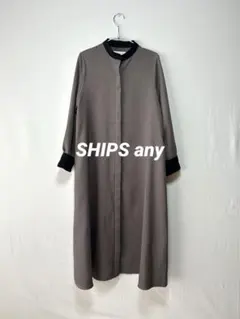 SHIPS any 長袖ワンピース F