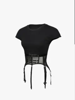 THEREDTHREAD belted panel corset topsのサムネイル