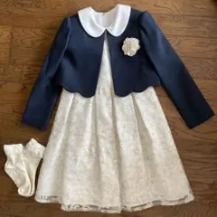 しつぽ様専用　Petit main 130 セレモニーワンピース