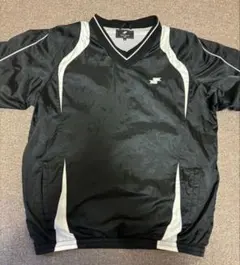 SSK Vジャン シャカシャカ Vネックジャケット Oサイズ 黒　野球