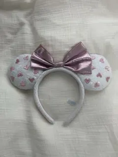 ハート模様 カチューシャ ミッキーミニー