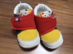 【美品】ミキハウス ホットビスケッツ ファーストシューズ 13cm くま