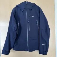 【新品未使用】モンベル　 パーカ　レディースSサイズ　ネイビーGORE-TEX