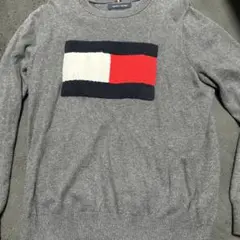 TOMMY HILFIGER グレー セーター M