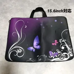 蝶 デザイン ノート パソコンケース 15.6inch