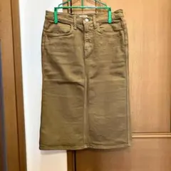 D.M.G. ストレッチタイトスカート ベージュ　ひざ丈のサムネイル
