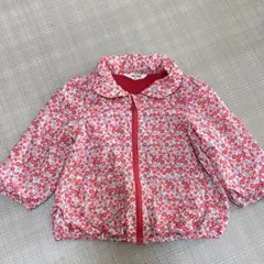 シンプルフリー　ベビー　ウィンドブレイカー　花柄　コンパクト