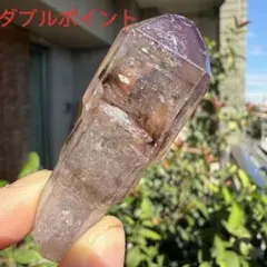 ジンバブエ産　スーパーセブン　ダブルポイント　アメジストスーパーセブン　天然石④