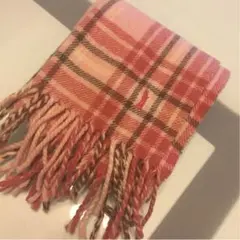 チェックマフラー