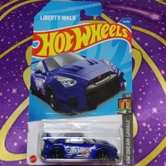 ホットウィール 『 リバティウォーク 日産 GT-R R35 』 (青紫色
