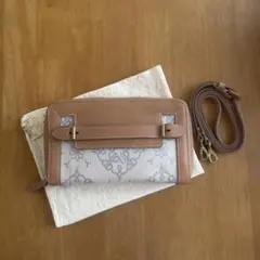 友禅文庫 ショルダーバッグ 花柄型押し 新品未使用品 - メルカリ