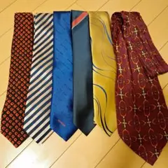 メンズ ネクタイ 6本セット まとめ売り