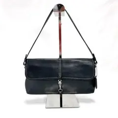 コーチ　COACH ミニ　ワンショルダーバッグ　ブラック　黒　レザー