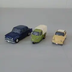 トミー　ジオラマ・イマジネーション「休憩時間」フィギュア車　3台セット(値下げ)のサムネイル