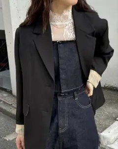 mystic ベルト付きテーラードジャケット