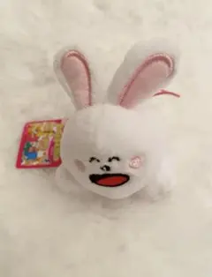 ちびでか寝そべりたべっ子どうぶつ　うさぎ ぬいぐるみ