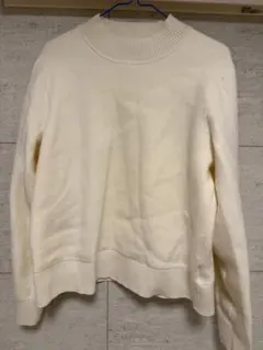 KUOSE アイボリー L クルーネックニット