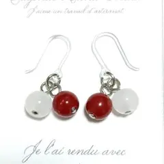 ビーズピアス☆ハンドメイド☆樹脂ピアス