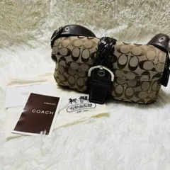 【極美品】コーチ ワンショルダーバッグ ソーホー シグネチャー y2k 6314