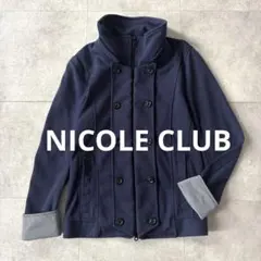 ニコルクラブフォアメン ナポレオンジャケット ブルゾン 長袖 紺 46 Mのサムネイル