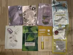 コスメデコルテなどフェイスマスク8点セット　ヴィタドレープ・プリムラテ　マスク