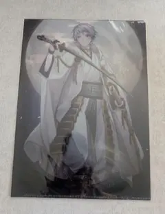 鶴丸国永 刀剣乱舞 都結び クリアファイル 鶴丸国永 灯結び展描きおろしイラストA4クリアファイル