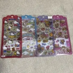 【正規品】 ドロップジェリーシール サンリオ シナモン キティ 4点まとめ売り