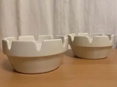 マルヒロ 波佐見焼 ブロックアッシュトレイ 灰皿 廃盤品 2つまとめ売り