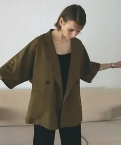 【MANOF】DOLMAN SLEEVE JACKET マノフのサムネイル