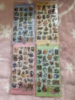 イタリアンブレインロット ボンボンウォーターシール 4枚　3Dシール 立体